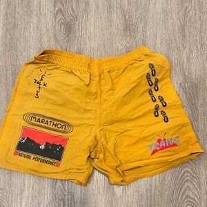 Marathon Women's Athletic Shorts - Yellow
